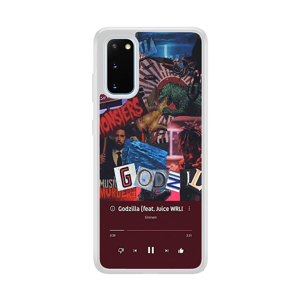 Eminem on Godzilla Frame Playlist Samsung Galaxy S20 Case-Oxvistore