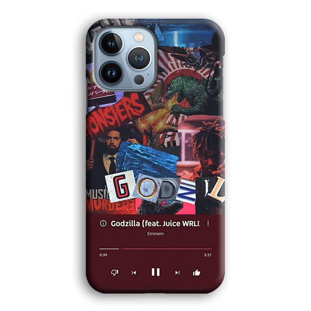 Eminem on Godzilla Frame Playlist iPhone 14 Pro Max Case-Oxvistore