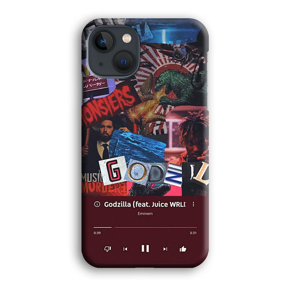 Eminem on Godzilla Frame Playlist iPhone 13 Case-Oxvistore