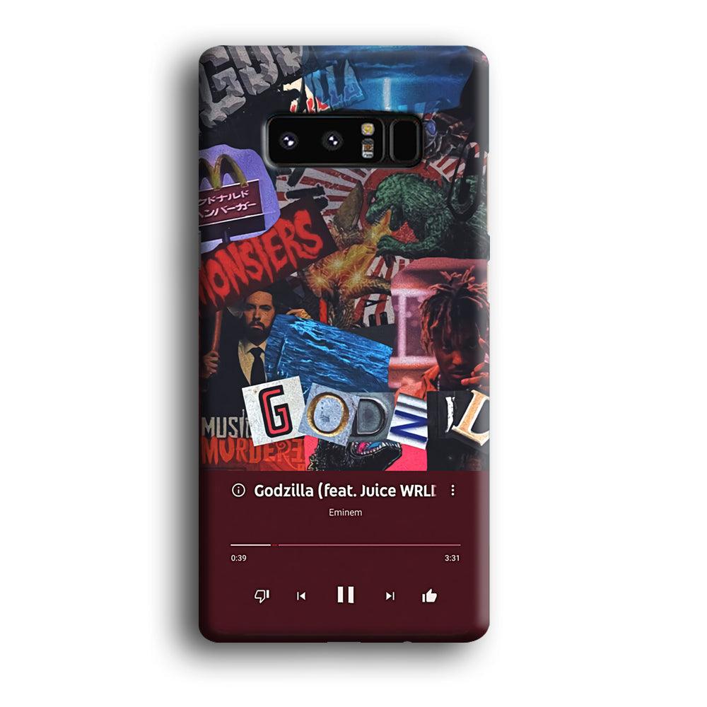 Eminem on Godzilla Frame Playlist Samsung Galaxy Note 8 Case-Oxvistore