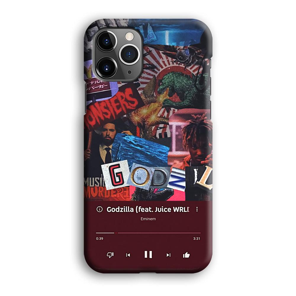 Eminem on Godzilla Frame Playlist iPhone 12 Pro Case-Oxvistore