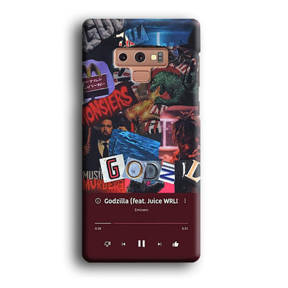 Eminem on Godzilla Frame Playlist Samsung Galaxy Note 9 Case-Oxvistore