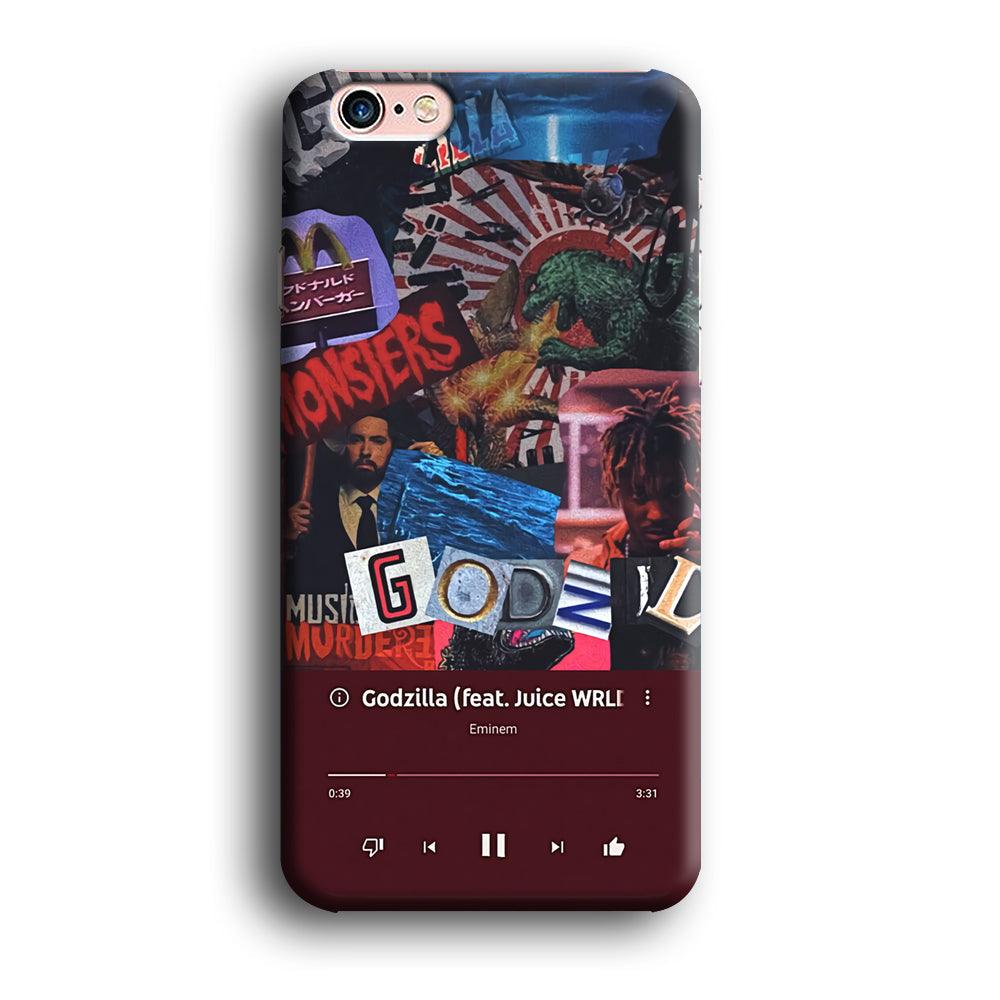 Eminem on Godzilla Frame Playlist iPhone 6 Plus | 6s Plus Case-Oxvistore