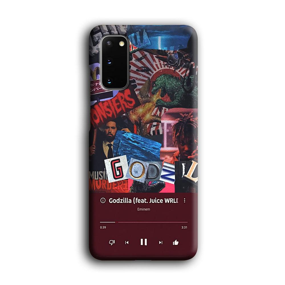 Eminem on Godzilla Frame Playlist Samsung Galaxy S20 Case-Oxvistore