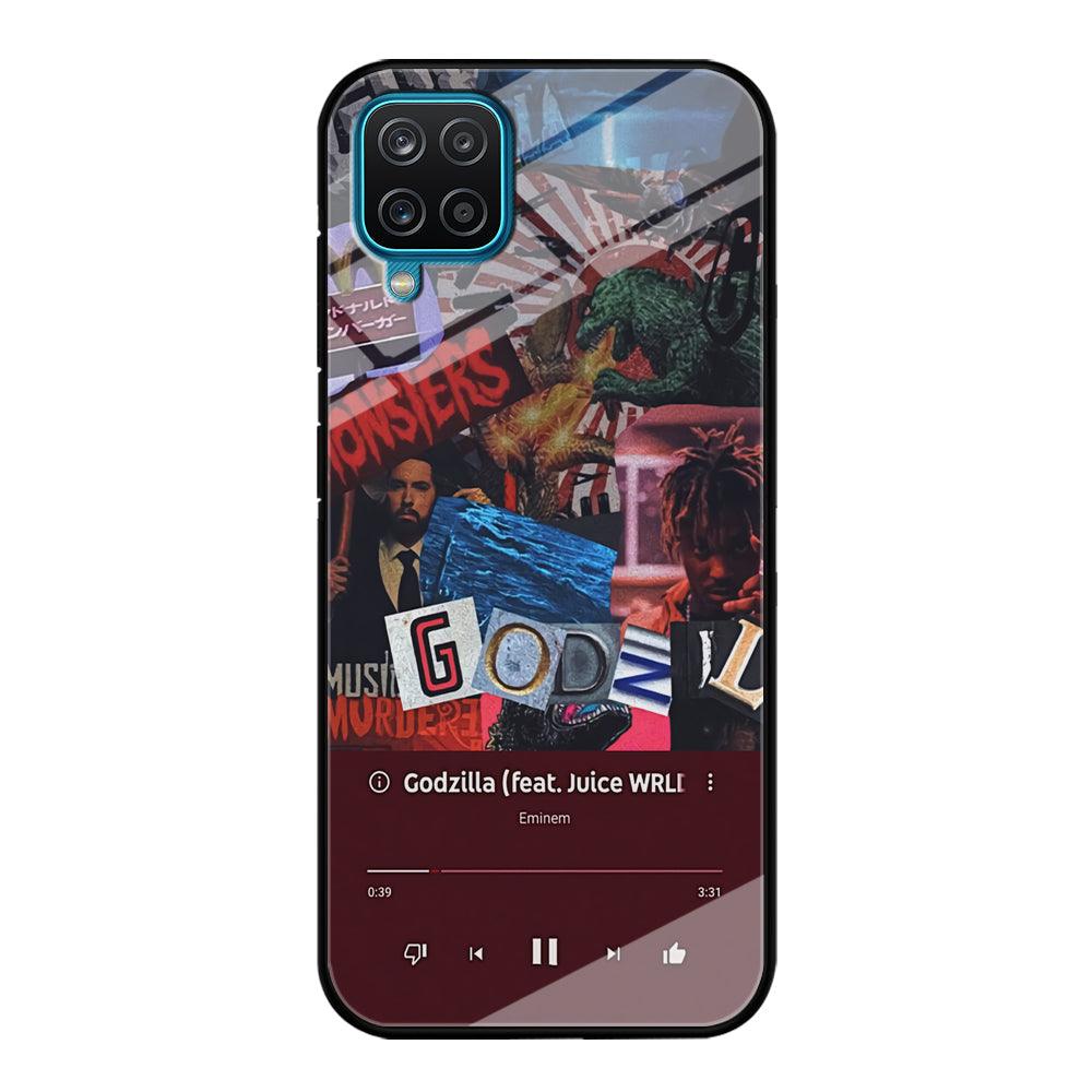 Eminem on Godzilla Frame Playlist Samsung Galaxy A12 Case-Oxvistore