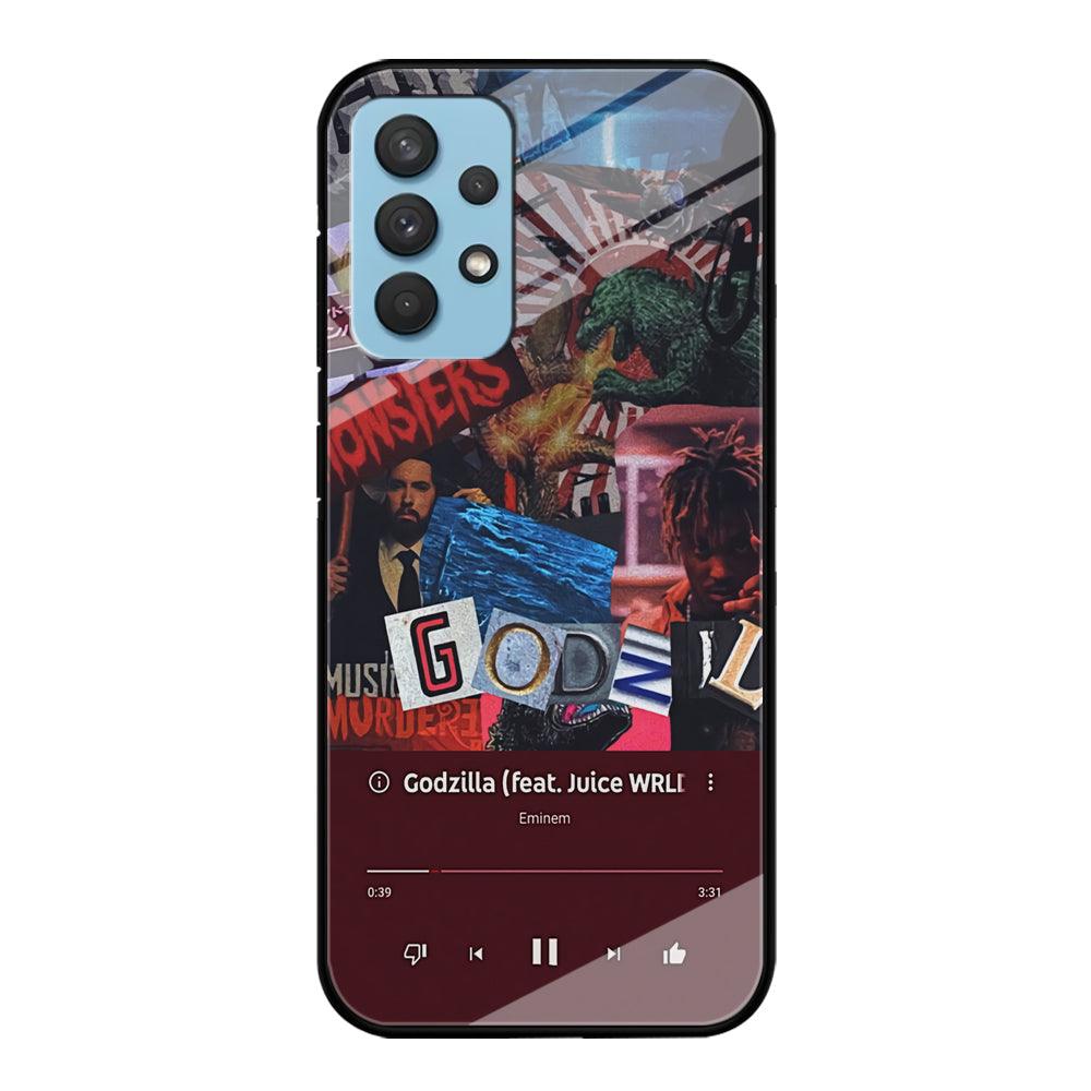 Eminem on Godzilla Frame Playlist Samsung Galaxy A32 Case-Oxvistore