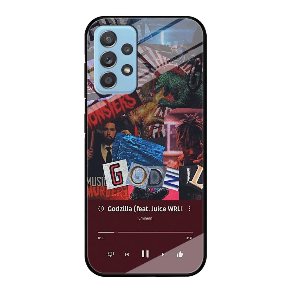 Eminem on Godzilla Frame Playlist Samsung Galaxy A52 Case-Oxvistore