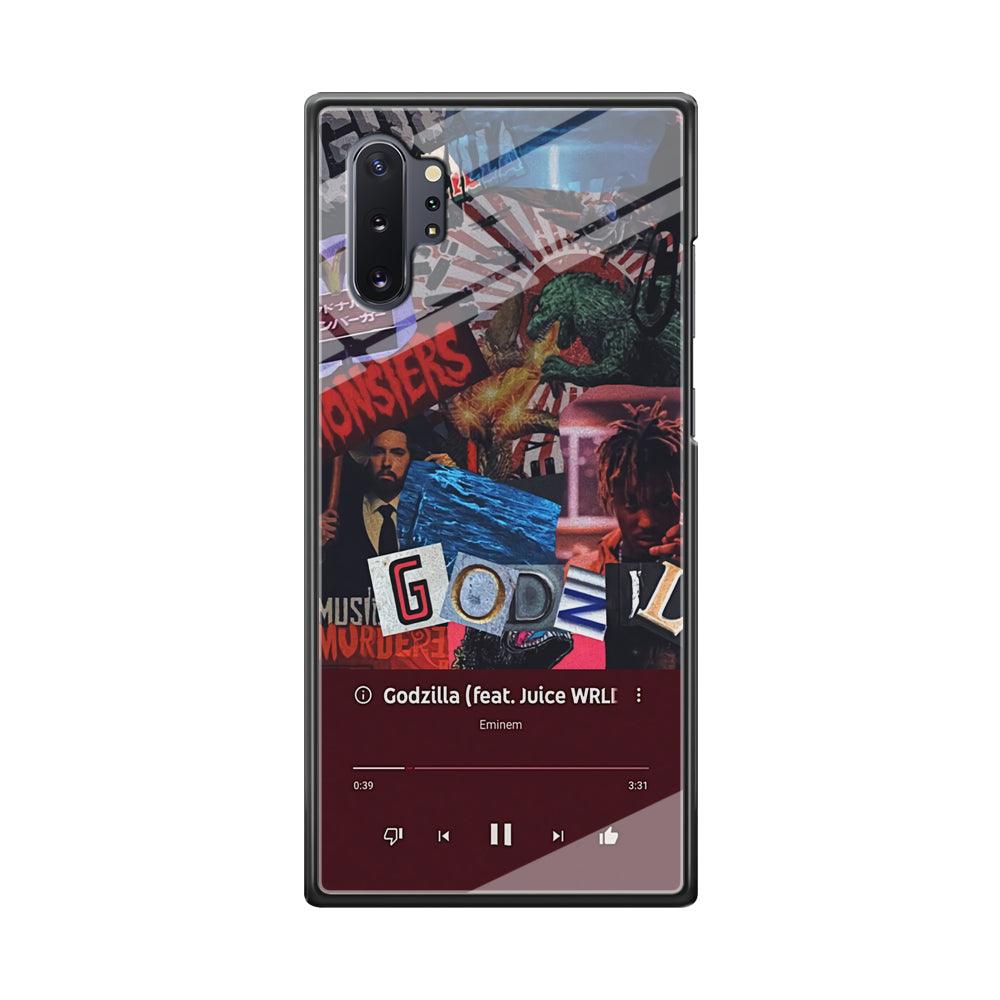 Eminem on Godzilla Frame Playlist Samsung Galaxy Note 10 Plus Case-Oxvistore