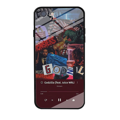 Eminem on Godzilla Frame Playlist iPhone 6 Plus | 6s Plus Case-Oxvistore