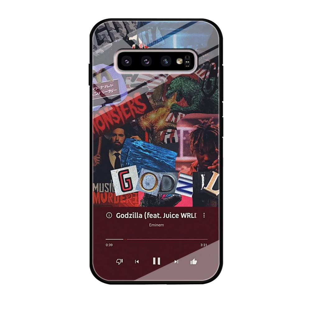 Eminem on Godzilla Frame Playlist Samsung Galaxy S10 Plus Case-Oxvistore