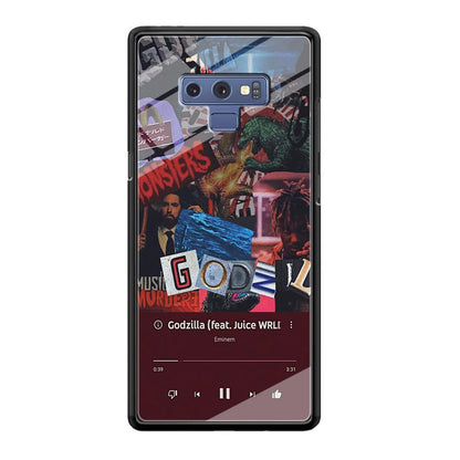 Eminem on Godzilla Frame Playlist Samsung Galaxy Note 9 Case-Oxvistore