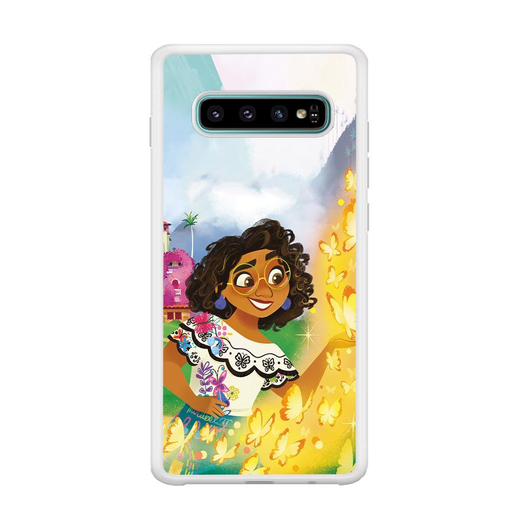 Encanto Mirabel and Golden Butterfly Samsung Galaxy S10 Plus Case-Oxvistore