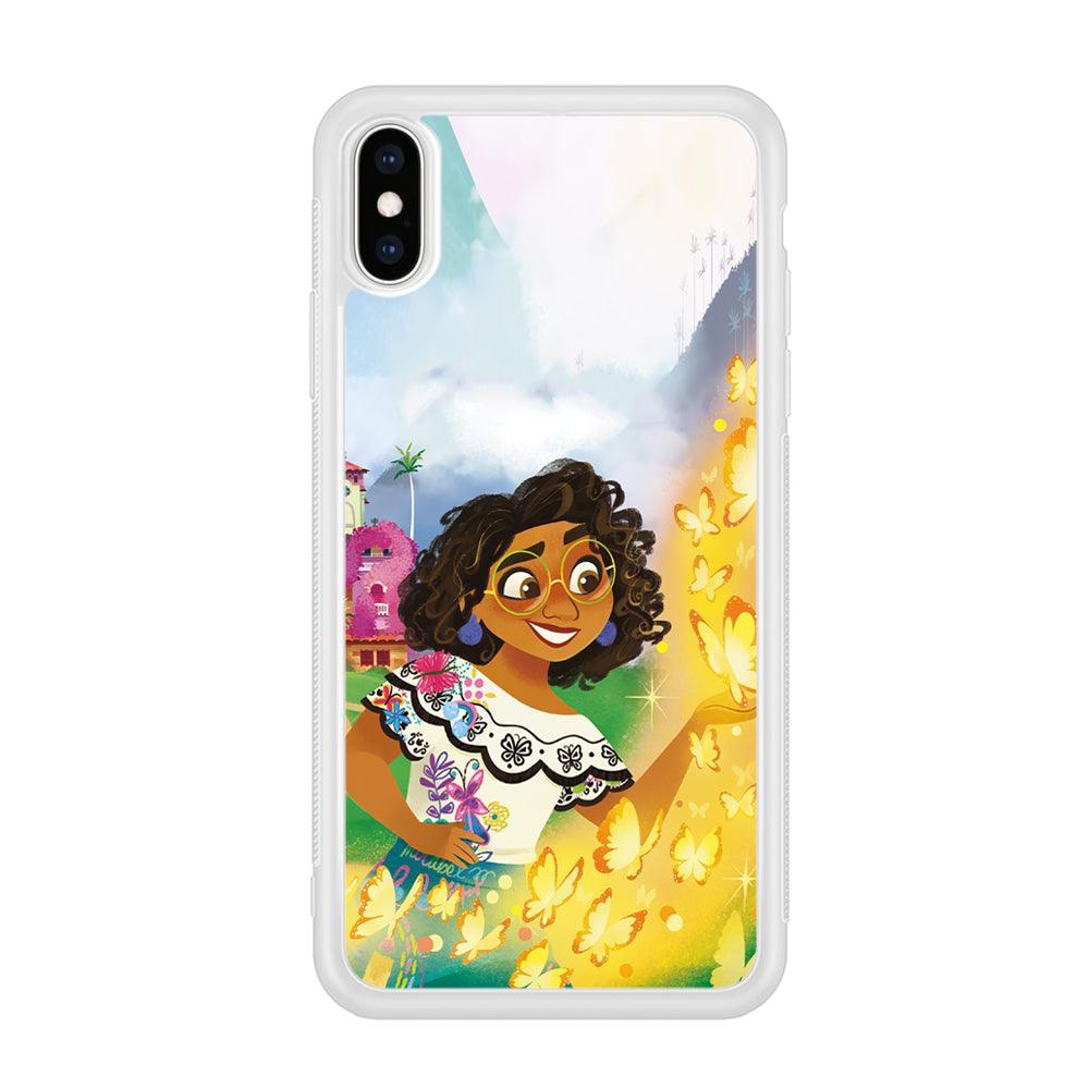 Encanto Mirabel and Golden Butterfly iPhone X Case-Oxvistore