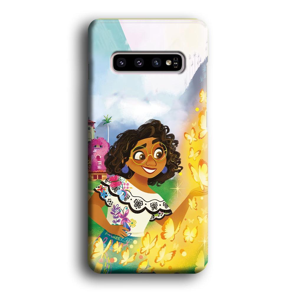 Encanto Mirabel and Golden Butterfly Samsung Galaxy S10 Plus Case-Oxvistore