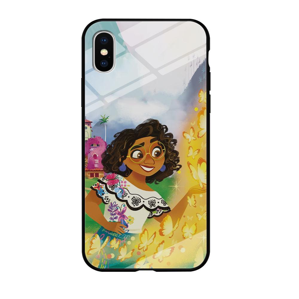 Encanto Mirabel and Golden Butterfly iPhone X Case-Oxvistore