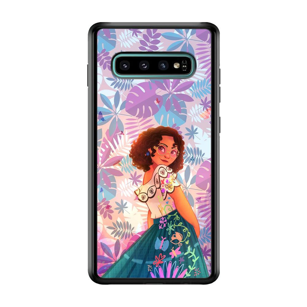 Encanto Stare of Magnificence Samsung Galaxy S10 Case-Rubber Black (2D Case)-Oxvistore