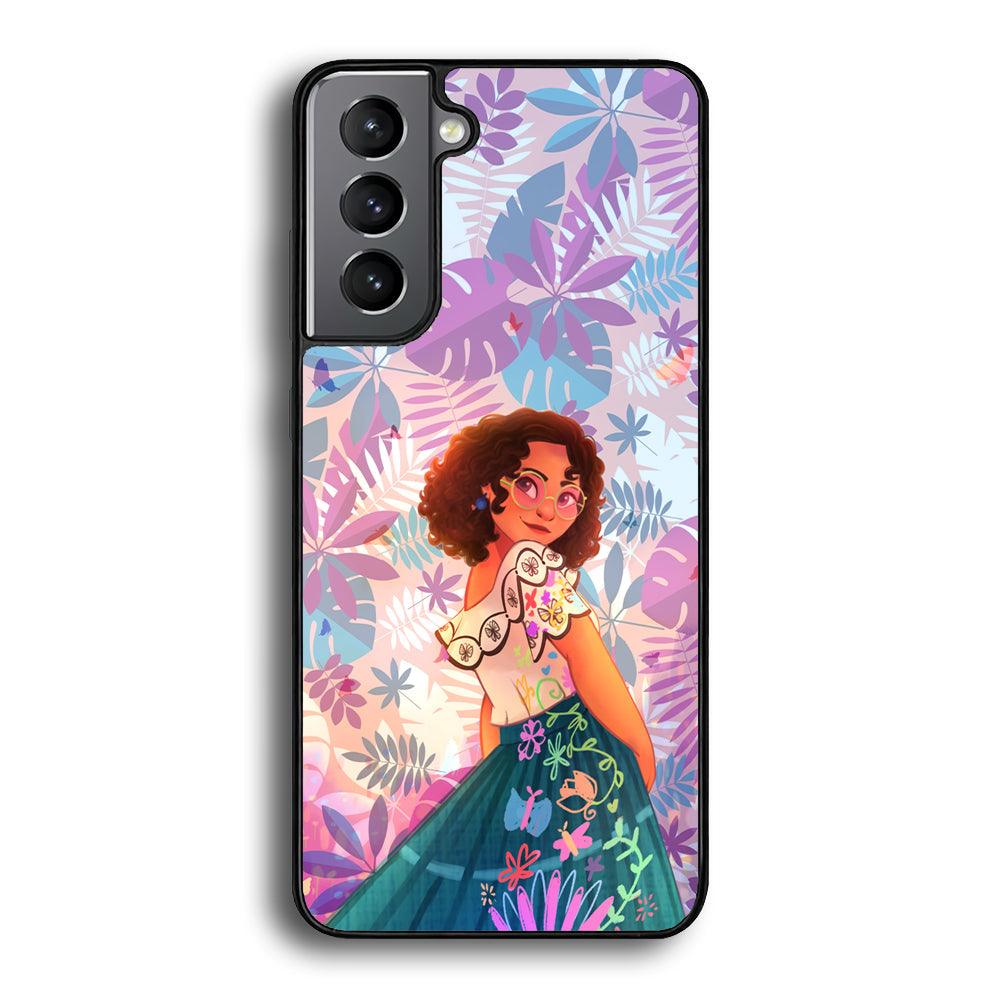 Encanto Stare of Magnificence Samsung Galaxy S24 Case-Rubber Black (2D Case)-Oxvistore