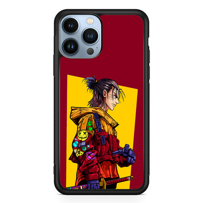 Eren Yeager Hype Samurai 2D Rubber Phone Case