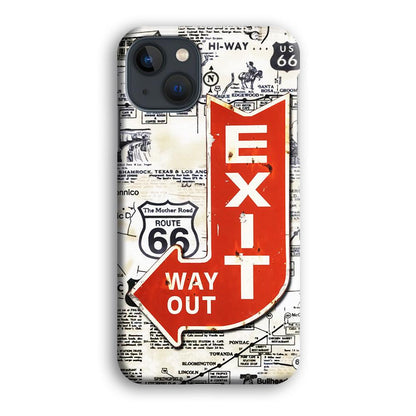 Exit From Main Route iPhone 13 Case-Oxvistore