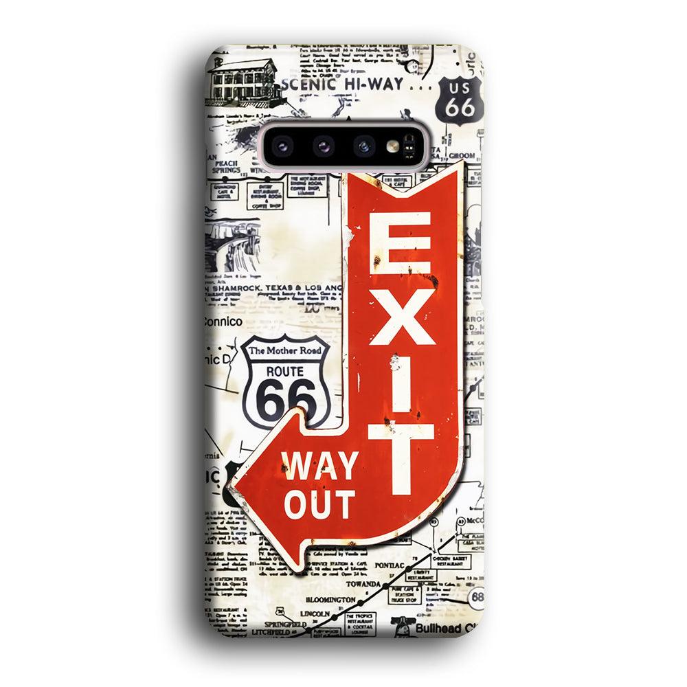 Exit From Main Route Samsung Galaxy S10 Case-Oxvistore