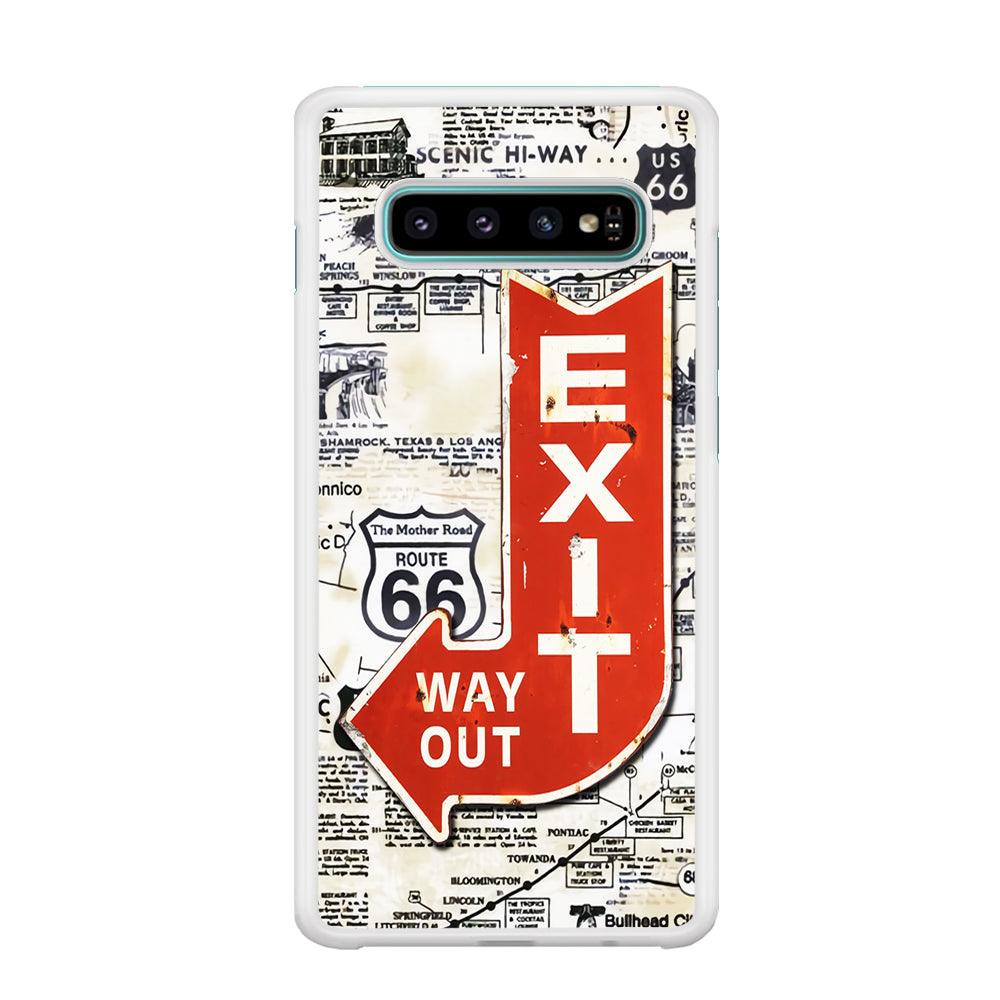 Exit From Main Route Samsung Galaxy S10 Case-Oxvistore