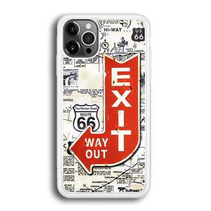 Exit From Main Route iPhone 12 Pro Max Case-Oxvistore