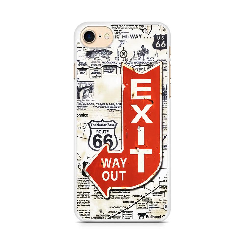 Exit From Main Route iPhone 8 Case-Oxvistore