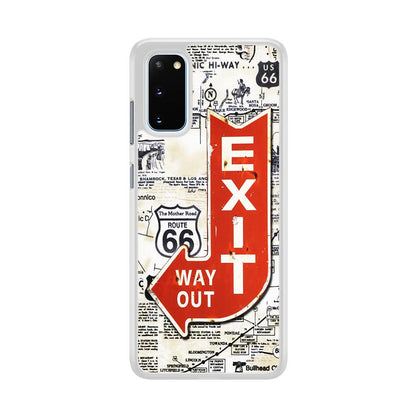 Exit From Main Route Samsung Galaxy S20 Case-Oxvistore