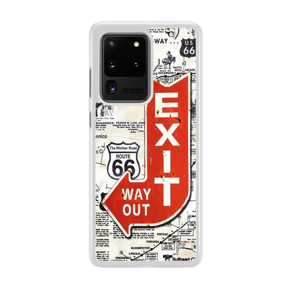 Exit From Main Route Samsung Galaxy S20 Ultra Case-Oxvistore