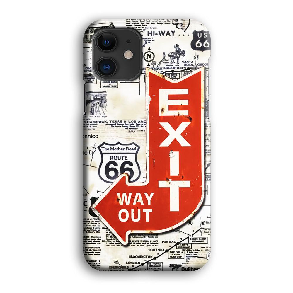 Exit From Main Route iPhone 12 Case-Oxvistore