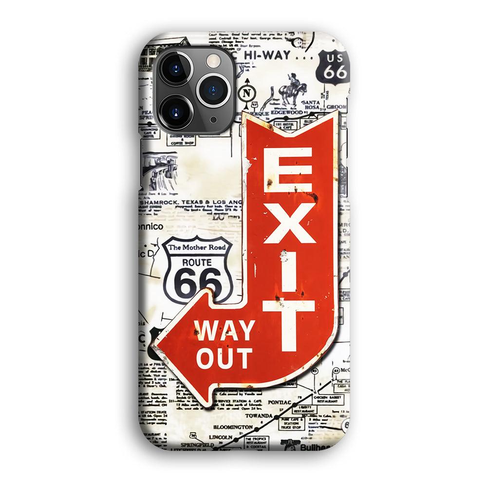 Exit From Main Route iPhone 12 Pro Case-Oxvistore