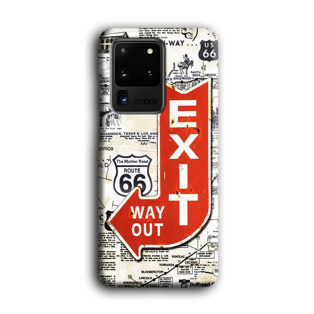 Exit From Main Route Samsung Galaxy S20 Ultra Case-Oxvistore