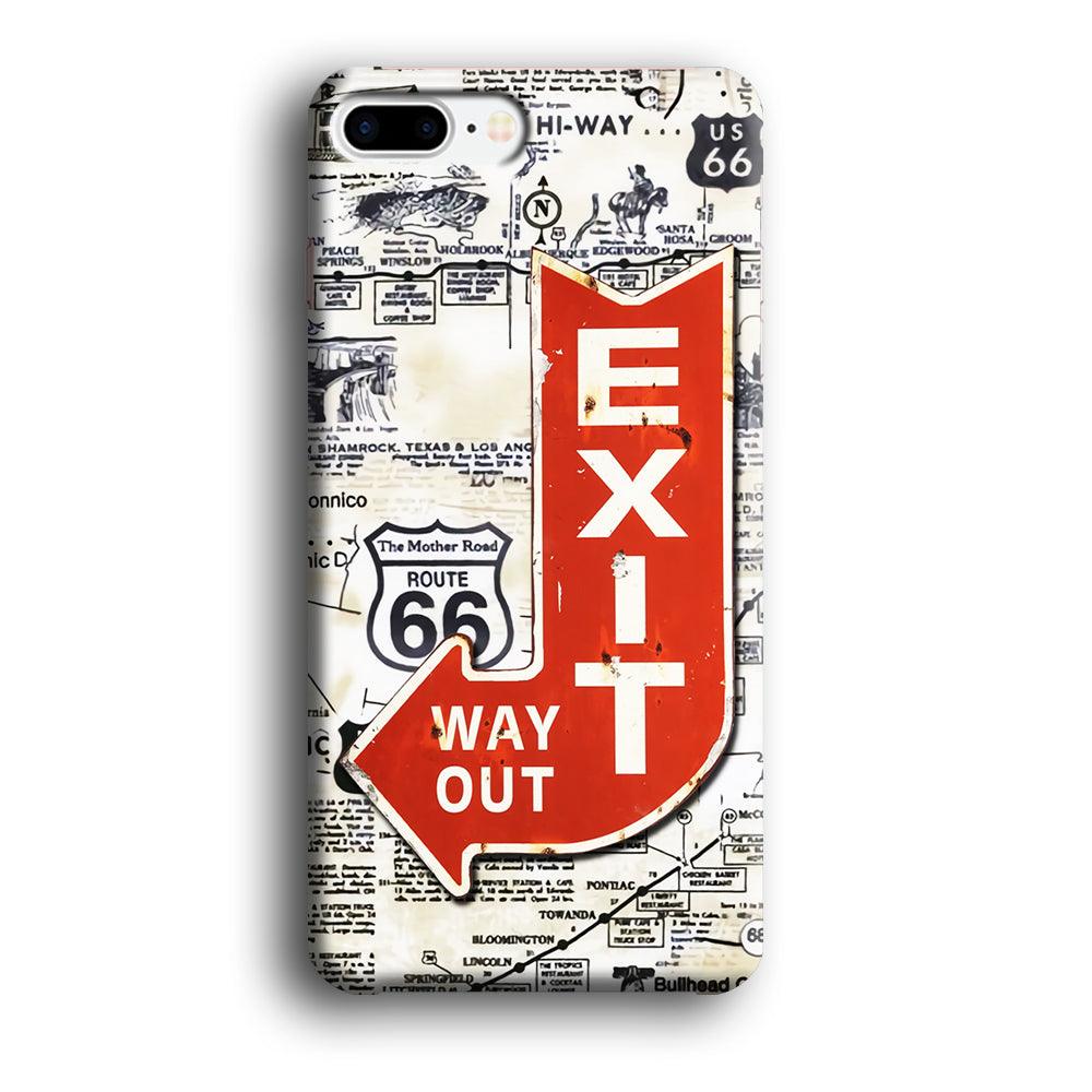 Exit From Main Route iPhone 8 Plus Case-Oxvistore