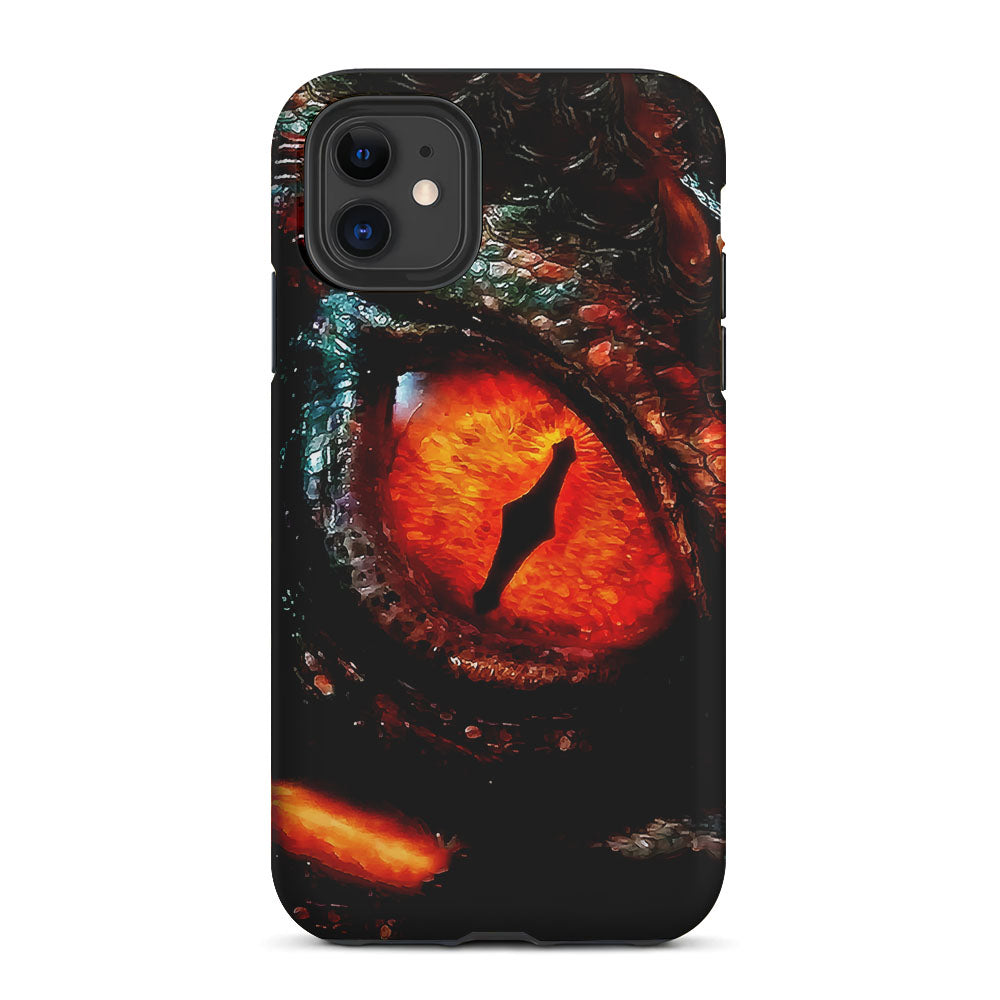 Eye of a Red Dragon 2 in 1 Tough Phone Case