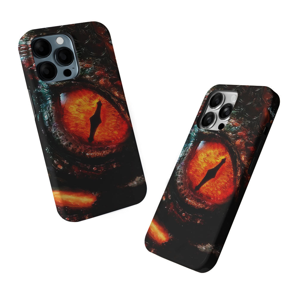 Eye of a Red Dragon 2 in 1 Tough Phone Case