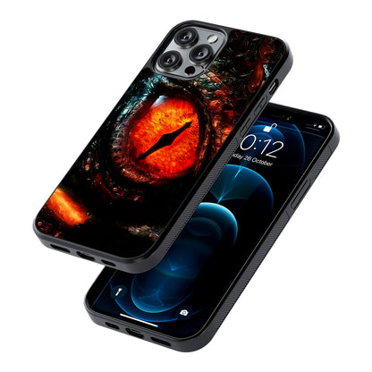 Eye of a Red Dragon 2D Rubber Phone Case