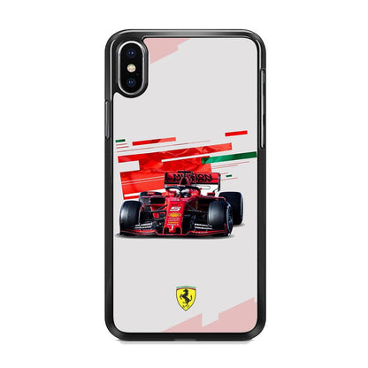 F1 Ferrari Vettel iPhone X Case-Oxvistore