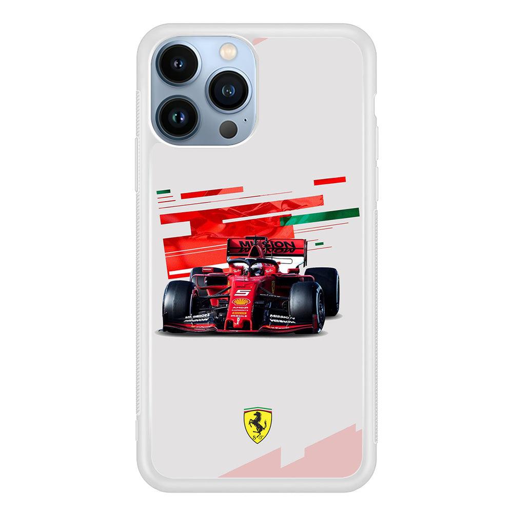 F1 Ferrari Vettel iPhone 15 Pro Max Case-Oxvistore