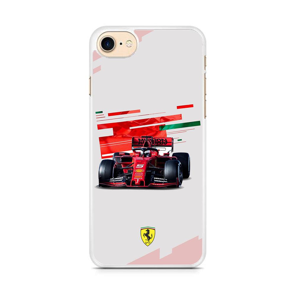 F1 Ferrari Vettel iPhone 8 Case-Oxvistore