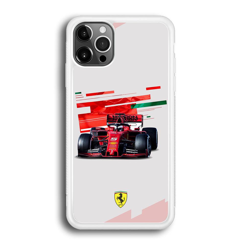 F1 Ferrari Vettel iPhone 12 Pro Case-Oxvistore