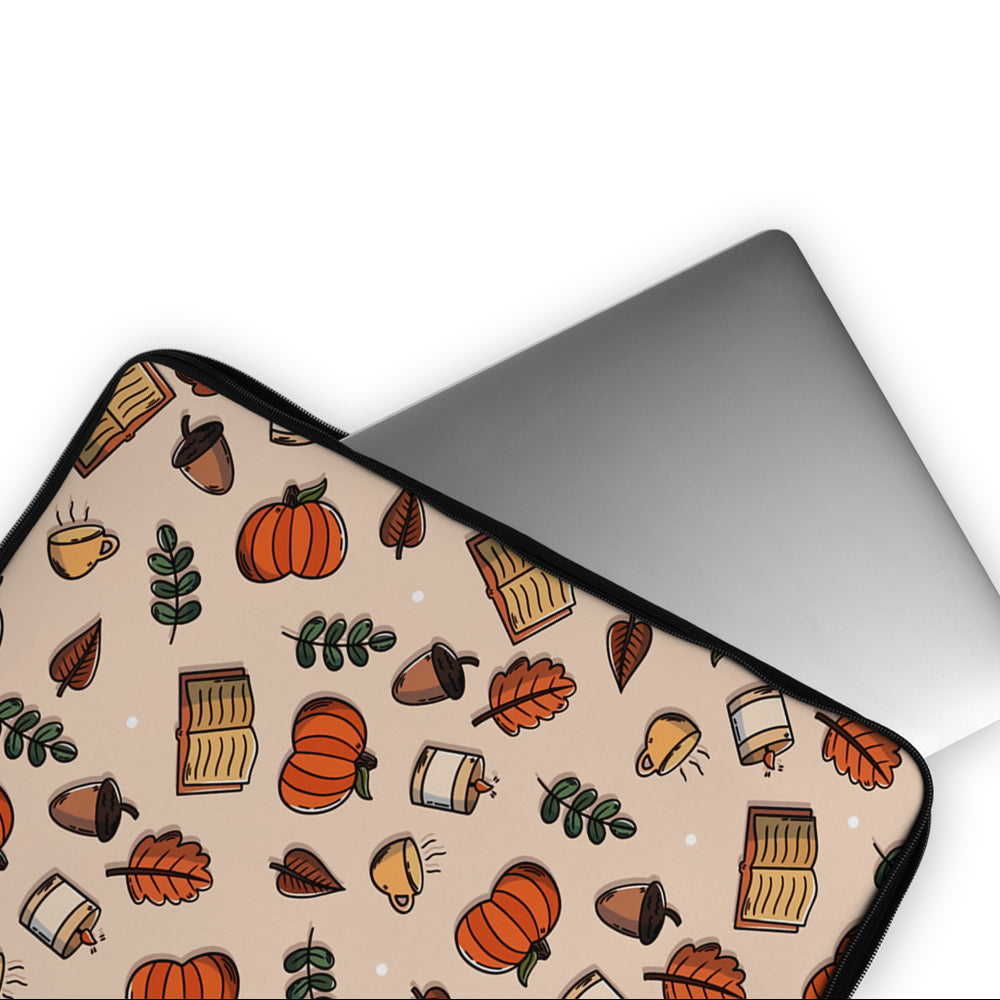 Fall Aesthetic Pattern Laptop Sleeve Protective Cover