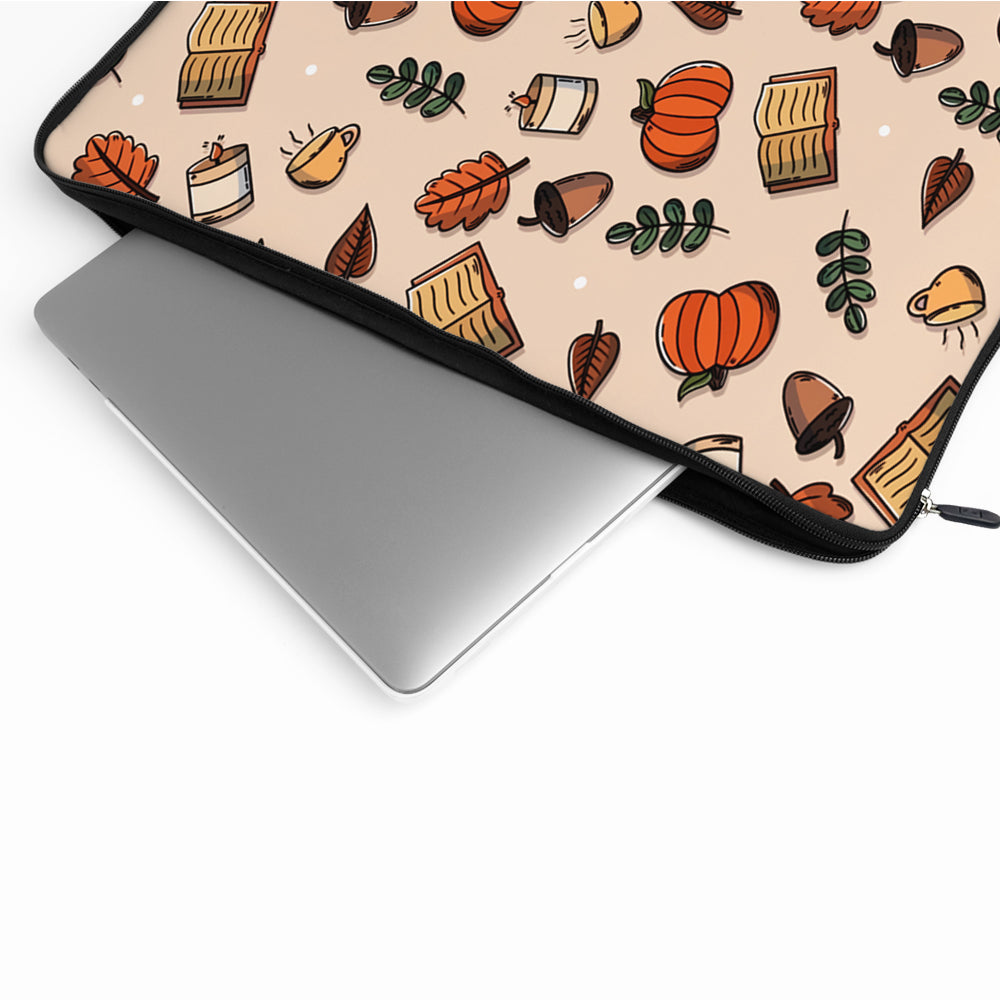 Fall Aesthetic Pattern Laptop Sleeve Protective Cover