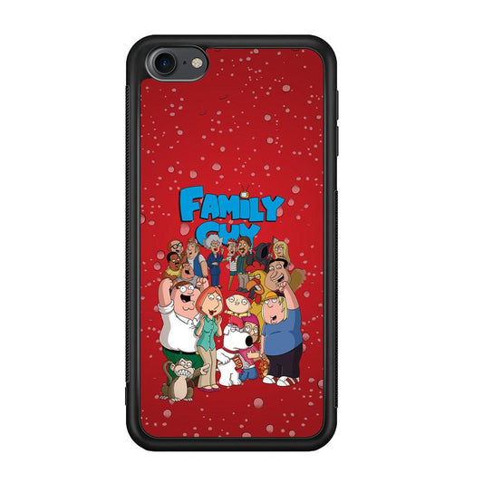 Family Guy Great Team and Family iPod Touch 6 Case-Rubber Black (2D Case)-Oxvistore