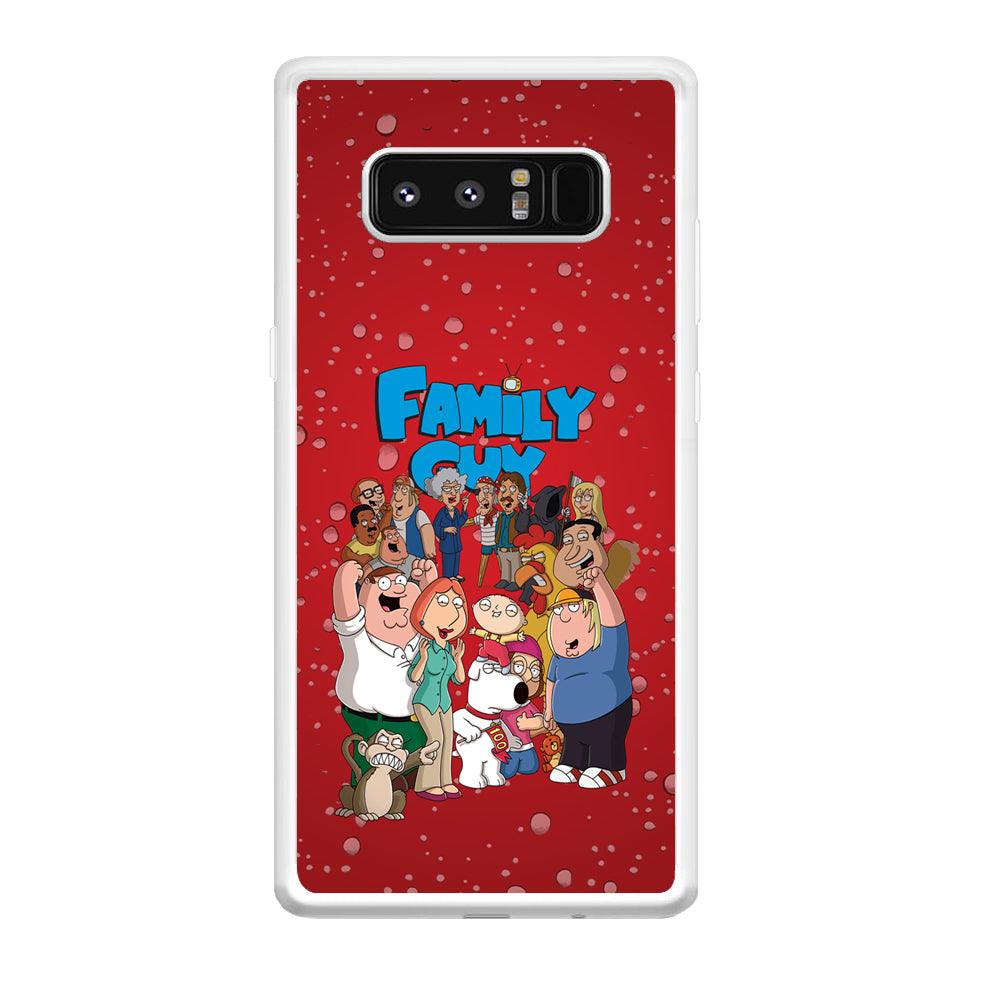 Family Guy Great Team and Family Samsung Galaxy Note 8 Case-Oxvistore