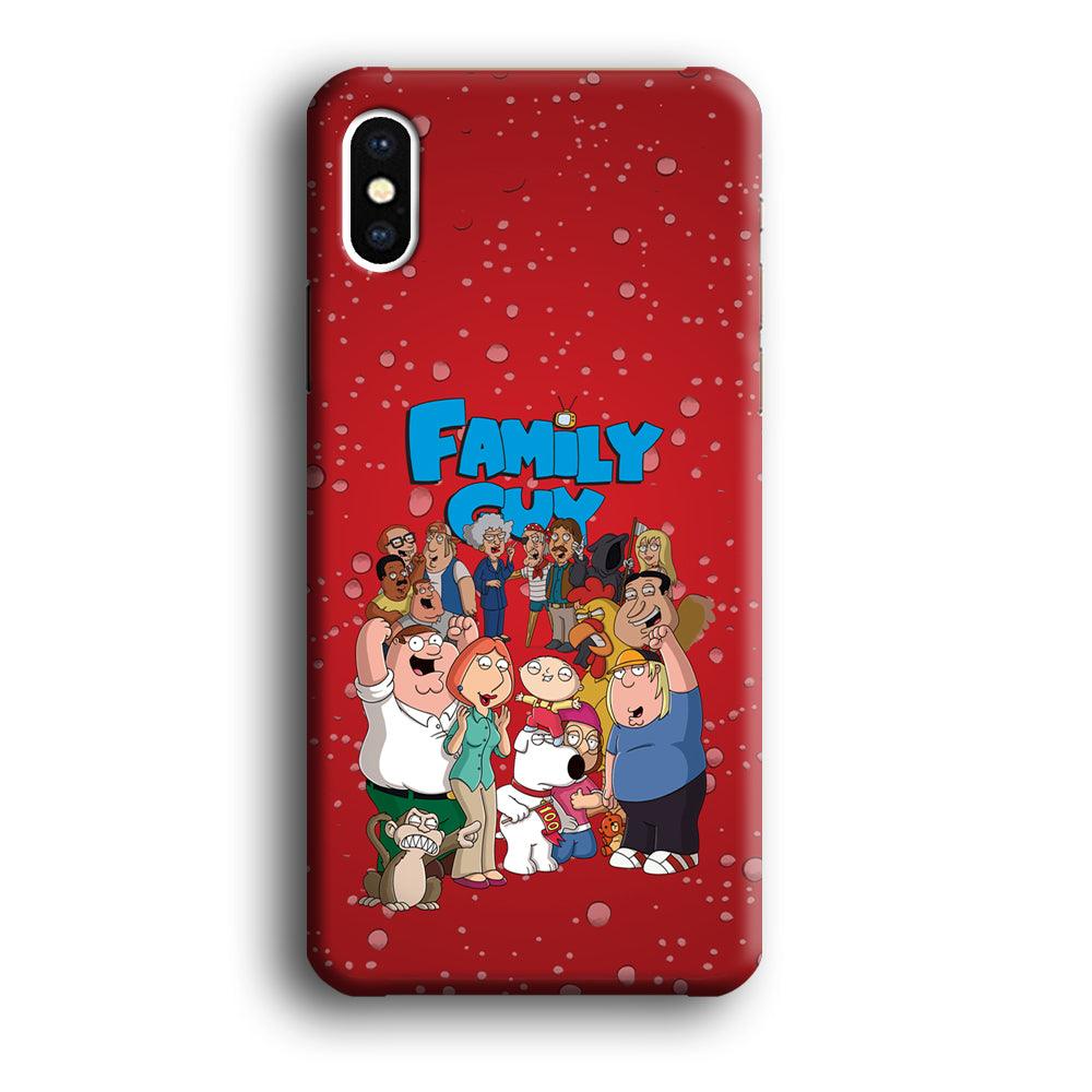 Family Guy Great Team and Family iPhone X Case-Oxvistore