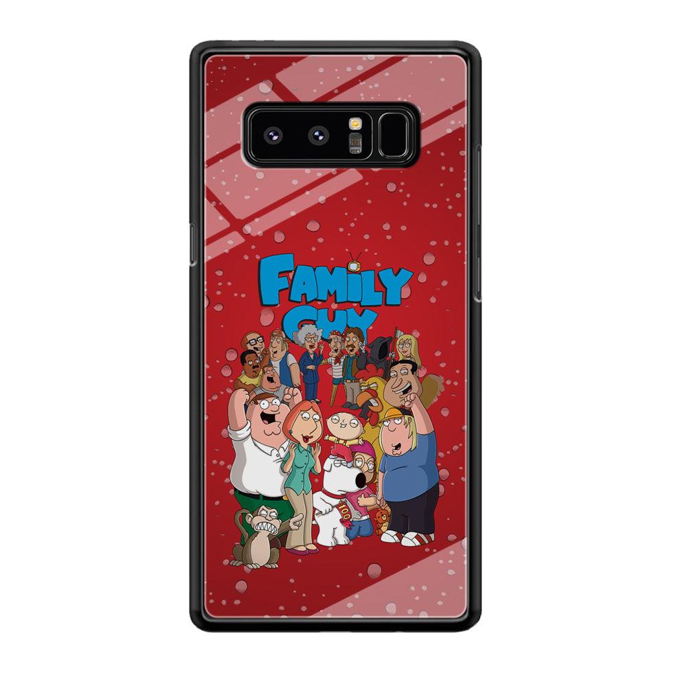 Family Guy Great Team and Family Samsung Galaxy Note 8 Case-Oxvistore