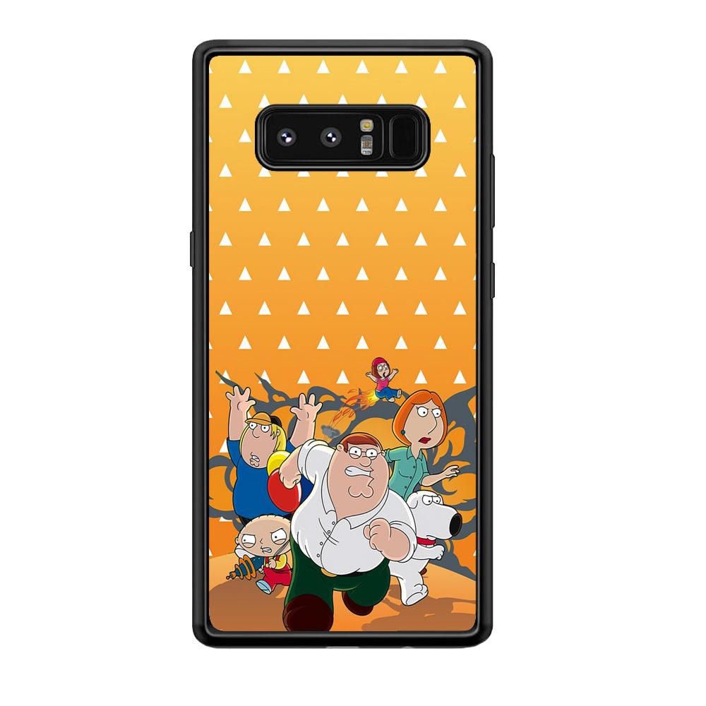 Family Guy Run for Counter Attack Samsung Galaxy Note 8 Case-Oxvistore