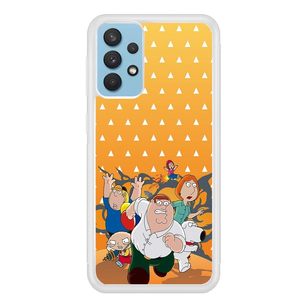 Family Guy Run for Counter Attack Samsung Galaxy A32 Case-Oxvistore