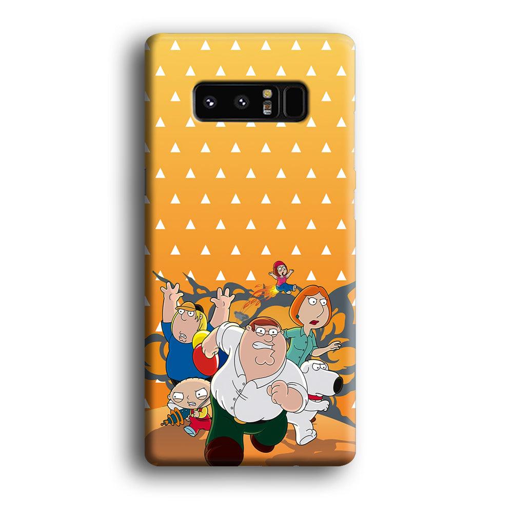 Family Guy Run for Counter Attack Samsung Galaxy Note 8 Case-Oxvistore