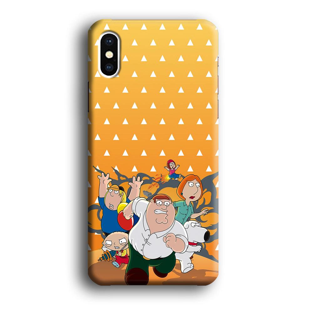 Family Guy Run for Counter Attack iPhone X Case-Oxvistore